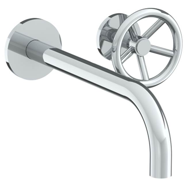 Watermark 31-1.2L-BK Brooklyn Wall Mounted 2 Hole Lavatory Set With 11 7/8" Spout