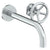 Watermark 31-1.2L-BK Brooklyn Wall Mounted 2 Hole Lavatory Set With 11 7/8" Spout