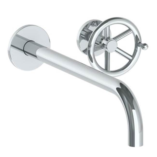 Watermark 31-1.2L-BKA1 Brooklyn Wall Mounted 2 Hole Lavatory Set With 11 7/8" Spout