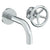 Watermark 31-1.2M-BK Brooklyn Wall Mounted 2 Hole Lavatory Set With 8 3/4" Spout