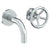 Watermark 31-1.2S-BK Brooklyn Wall Mounted 2 Hole Lavatory Set With 6" Spout