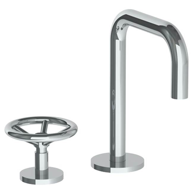 Watermark 31-1.3X-BK Brooklyn Deck Mounted 2 Hole Square Extended Spout Lavatory Set - Parent