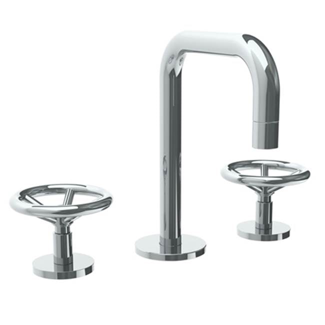 Watermark 31-2.1-BK Brooklyn Deck Mounted 3 Hole Square Extended Spout Lavatory Set - Parent