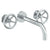 Watermark 31-2.2L-BK Brooklyn Wall Mounted 3 Hole Lavatory Set With 11 7/8" Spout - Parent