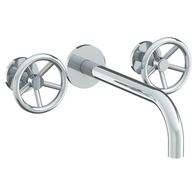 Watermark 31-2.2L-BK Brooklyn Wall Mounted 3 Hole Lavatory Set With 11 7/8" Spout