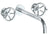 Watermark 31-2.2L-BKA1 Brooklyn Wall Mounted 3 Hole Lavatory Set With 11 7/8" Spout - Parent