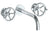 Watermark 31-2.2M-BKA1 Brooklyn Wall Mounted 3 Hole Lavatory Set With 8 3/4" Spout