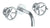 Watermark 31-2.2S-BKA1 Brooklyn Wall Mounted 3 Hole Lavatory Set With 6" Spout