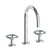 Watermark 31-2G-BK Brooklyn Deck Mounted 3 Hole Extended Gooseneck Lavatory Set - Parent