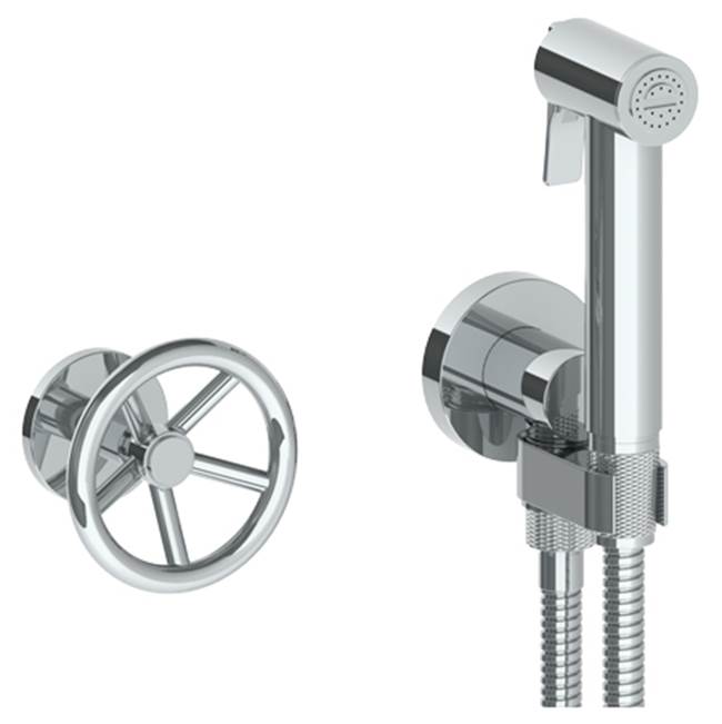 Watermark 31-4.4-BKA1 Brooklyn Wall Mounted Bidet Spray Set & Progressive Mixer With 49" Hose
