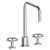 Watermark 31-7-BK Brooklyn Deck Mounted 3 Hole Kitchen Set