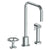 Watermark 31-7.1.3A-BK Brooklyn Deck Mounted 3 Hole Kitchen Set - Includes Side Spray