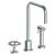 Watermark 31-7.1.3A-BK Brooklyn Deck Mounted 3 Hole Kitchen Set - Includes Side Spray