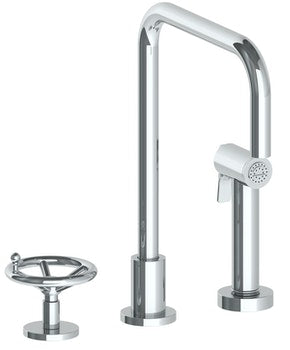 Watermark 31-7.1.3A-BKA1 Brooklyn Deck Mounted 3 Hole Kitchen Set - Includes Side Spray - Parent