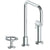 Watermark 31-7.1.3A-BKA1 Brooklyn Deck Mounted 3 Hole Kitchen Set - Includes Side Spray