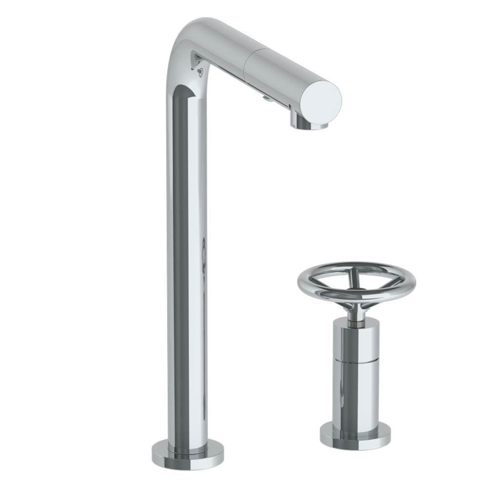 Watermark 31-7.1.3P1-BKV Deck Mounted 2 Hole Square Top Kitchen Faucet With Pull Out Spray - Parent