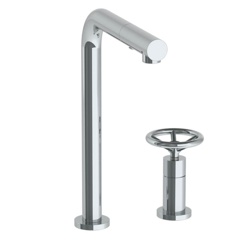 Watermark 31-7.1.3P1-BKV Deck Mounted 2 Hole Square Top Kitchen Faucet With Pull Out Spray - Parent