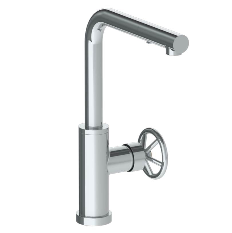 Watermark 31-7.3P3-BK Deck Mounted 1 Hole Square Top Kitchen Faucet With Pull Out Spray -Low Spout - Parent