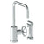 Watermark 31-7.4-BK Brooklyn Deck Mounted 2 Hole Kitchen Set - Includes Side Spray