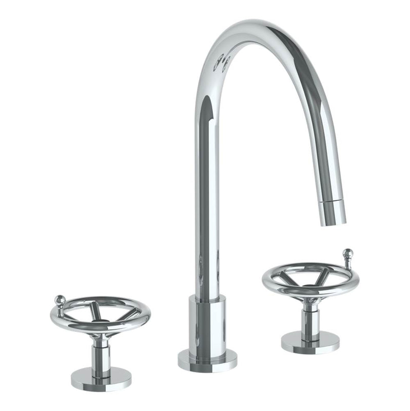 Watermark 31-7G-BKA1 Deck Mounted 3 Hole Gooseneck Kitchen Faucet - Parent