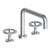 Watermark 31-8-BKA1 Brooklyn Deck Mounted 3 Hole Bath Set