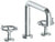 Watermark 31-8-BKA1 Brooklyn Deck Mounted 3 Hole Bath Set