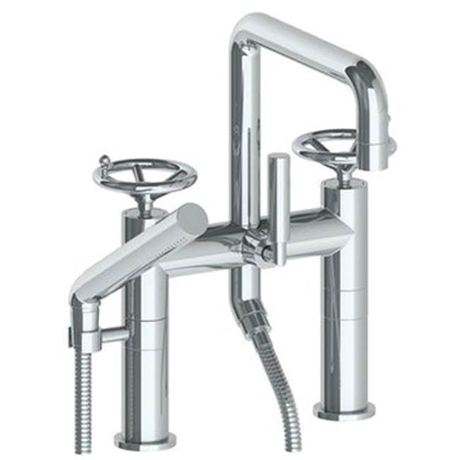 Watermark 31-8.26.2-BKA1 Deck Mounted Exposed Square Bath Set With Hand Shower - Parent