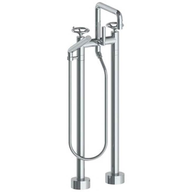 Watermark 31-8.26.3-BKA1 Floor Standing Square Bath Set With Slim Hand Shower - Parent