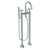 Watermark 31-8.3-BK Brooklyn Floor Standing Gooseneck Bath Set With Slim Hand Shower - Parent