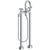 Watermark 31-8.3-BKA1 Brooklyn Floor Standing Gooseneck Bath Set With Slim Hand Shower