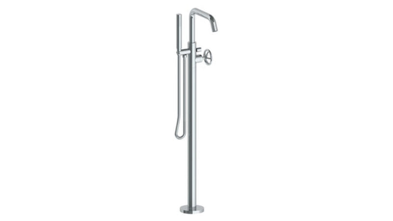 Watermark 31-8.8-BKA1 Brooklyn Single Hole Floor Standing Bath Set With Hand Shower
