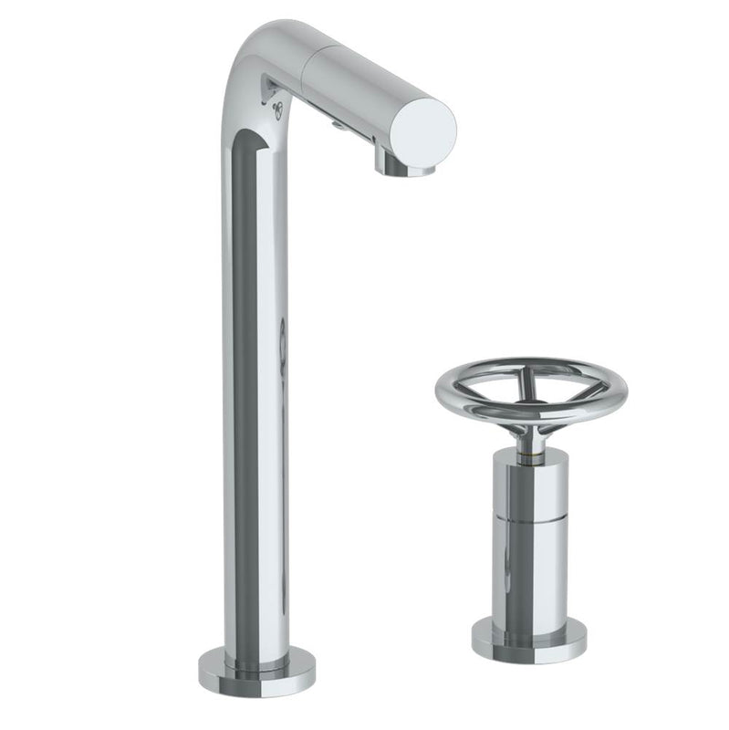 Watermark 31-9.1.3P1-BKV Deck Mounted 2 Hole Square Top Prep Faucet With Pull Out Spray - Parent