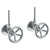 Watermark 31-MAS2-BK Brooklyn Lavatory Angle Stop Kit -1/2? IPS X 3/8? Od Compression