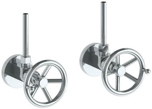 Watermark 31-MAS2-BKA1 Brooklyn Lavatory Angle Stop Kit -1/2? IPS X 3/8? Od Compression - Parent