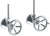 Watermark 31-MAS2-BKA1 Brooklyn Lavatory Angle Stop Kit -1/2? IPS X 3/8? Od Compression - Parent