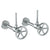 Watermark 31-MAS3-BK Brooklyn Lavatory Angle Stop Kit -1/2? Sweat X 3/8? Od Compression