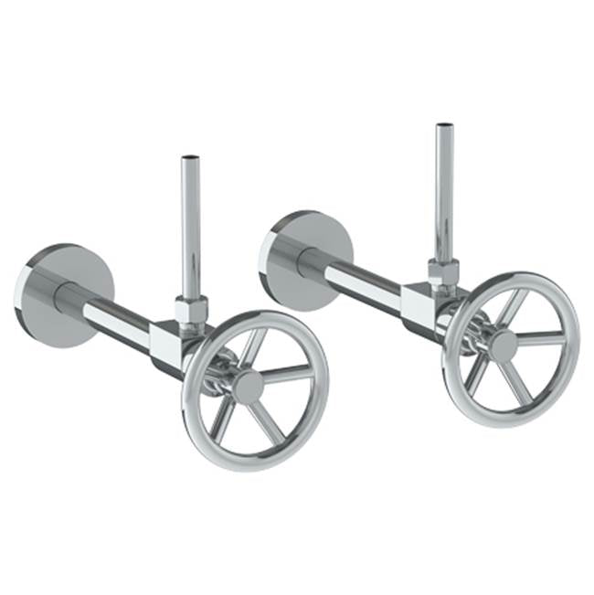 Watermark 31-MAS3-BK Brooklyn Lavatory Angle Stop Kit -1/2? Sweat X 3/8? Od Compression