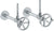 Watermark 31-MAS3-BKA1 Brooklyn Lavatory Angle Stop Kit -1/2? Sweat X 3/8? Od Compression - Parent