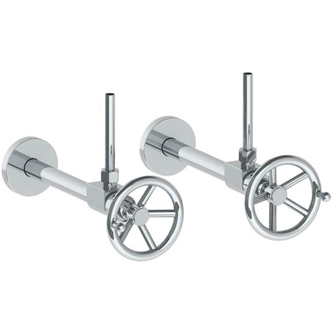 Watermark 31-MAS3-BKA1 Brooklyn Lavatory Angle Stop Kit -1/2? Sweat X 3/8? Od Compression