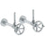 Watermark 31-MAS3-BKA1 Brooklyn Lavatory Angle Stop Kit -1/2? Sweat X 3/8? Od Compression