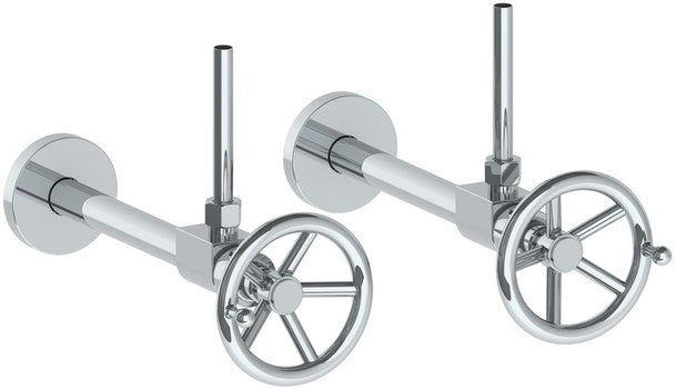 Watermark 31-MAS3-BKA1 Brooklyn Lavatory Angle Stop Kit -1/2? Sweat X 3/8? Od Compression