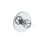 Watermark 31-P80-BK Brooklyn Wall Mounted Pressure Balance Shower Trim 7" Diameter
