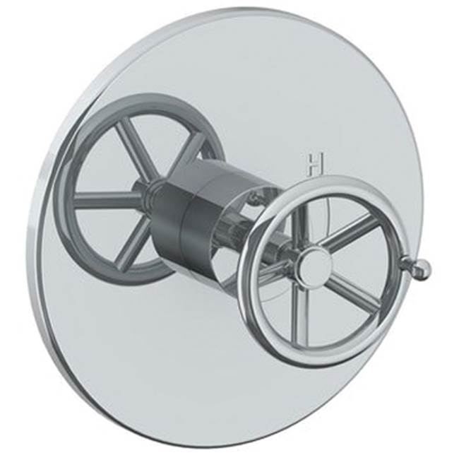 Watermark 31-P80-BKA1 Brooklyn Wall Mounted Pressure Balance Shower Trim 7" Diameter