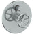 Watermark 31-P90-BK Brooklyn Wall Mounted Pressure Balance Shower Trim With Diverter 7" Diameter