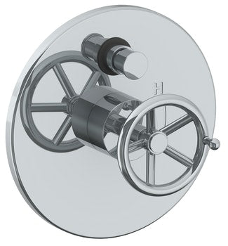 Watermark 31-P90-BKA1 Brooklyn Wall Mounted Pressure Balance Shower Trim With Diverter 7" Diameter - Parent