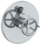 Watermark 31-P90-BKA1 Brooklyn Wall Mounted Pressure Balance Shower Trim With Diverter 7" Diameter - Parent