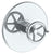 Watermark 31-T10-BKA1 Brooklyn Wall Mounted Thermostatic Shower Trim 7-1/2" Diameter - Parent