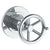 Watermark 31-T15-BKA1 Brooklyn Wall Mounted Mini Thermostatic Shower Trim 3-1/2" Diameter