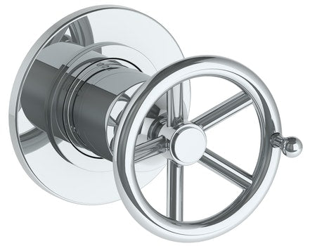 Watermark 31-T15-BKA1 Brooklyn Wall Mounted Mini Thermostatic Shower Trim 3-1/2" Diameter