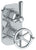 Watermark 31-T25-BKA1 Brooklyn Wall Mounted Mini Thermostatic Shower Trim With Built-In Control 3-1/2" X 6-1/4"